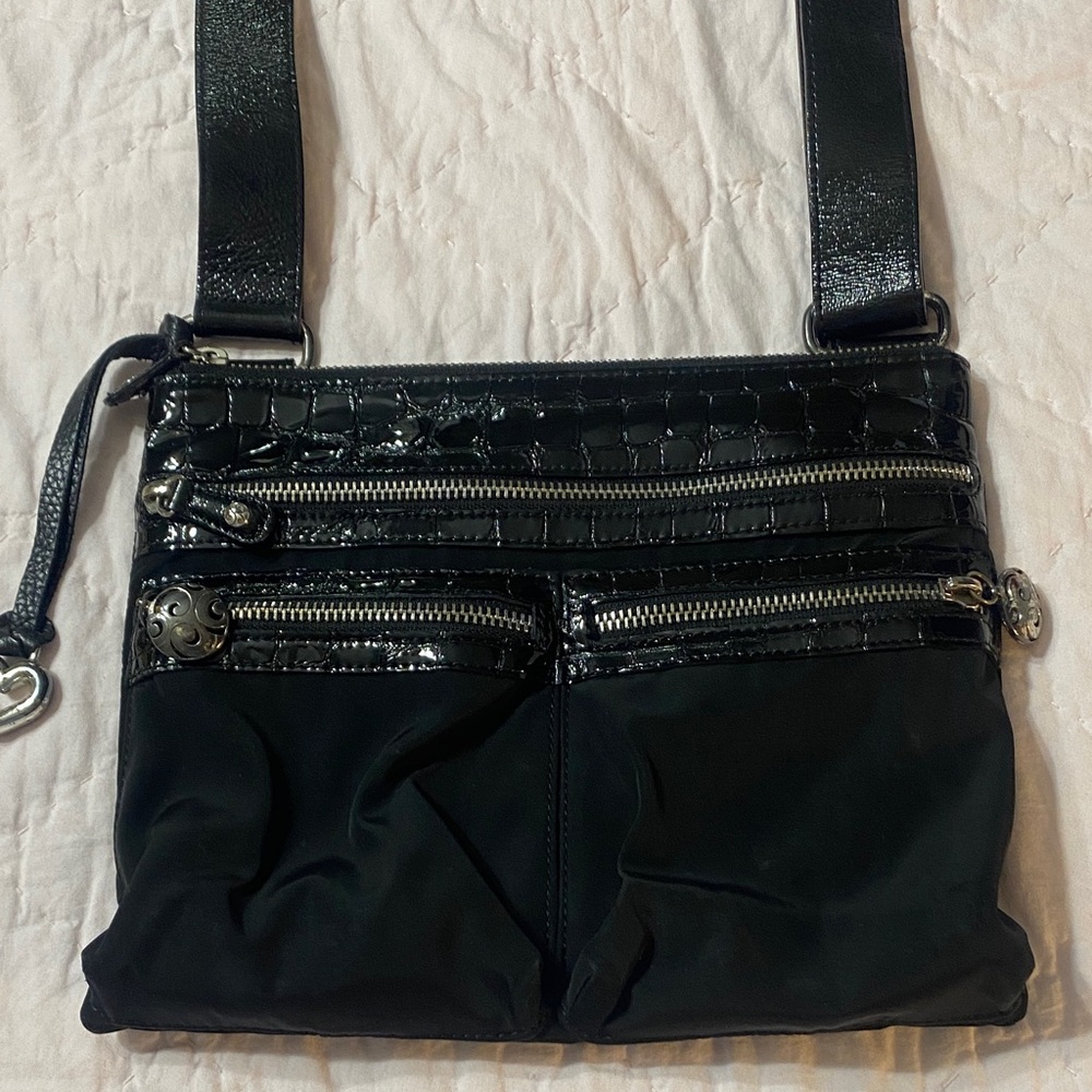 Brighton - Stylish Black Crossbody Bag